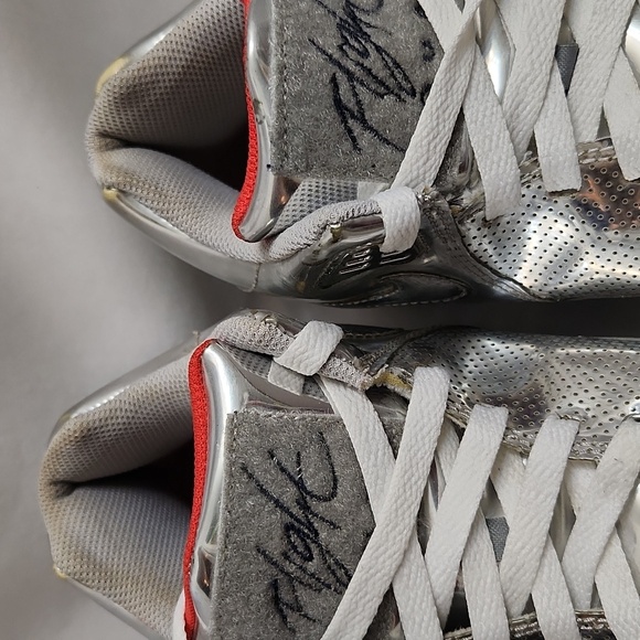 Nike Flight Squad QS Metallic Silver sneakers (mens size 10) - Picture 11 of 16